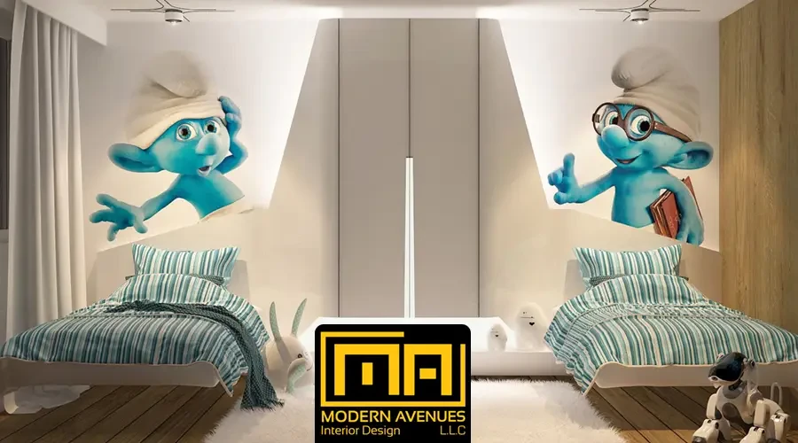 ديكورات جبس غرف نوم اطفال اولاد image