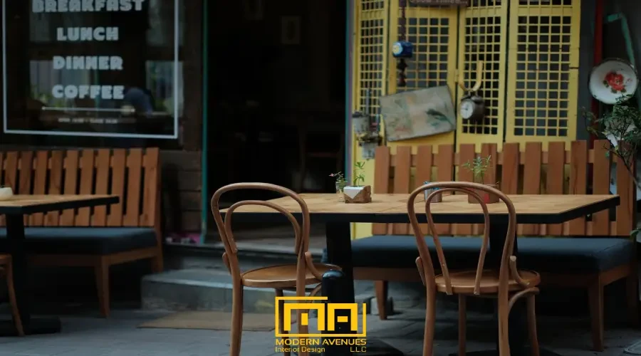 ديكور كافيهات خشب image