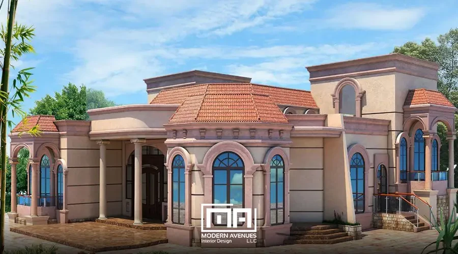 اشكال بيوت من الخارج دور واحد في السعودية image